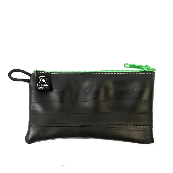 Alchemy Goods Zipper Pouch, Mid-Size with Liner- Made With Recycled Bike Tubes