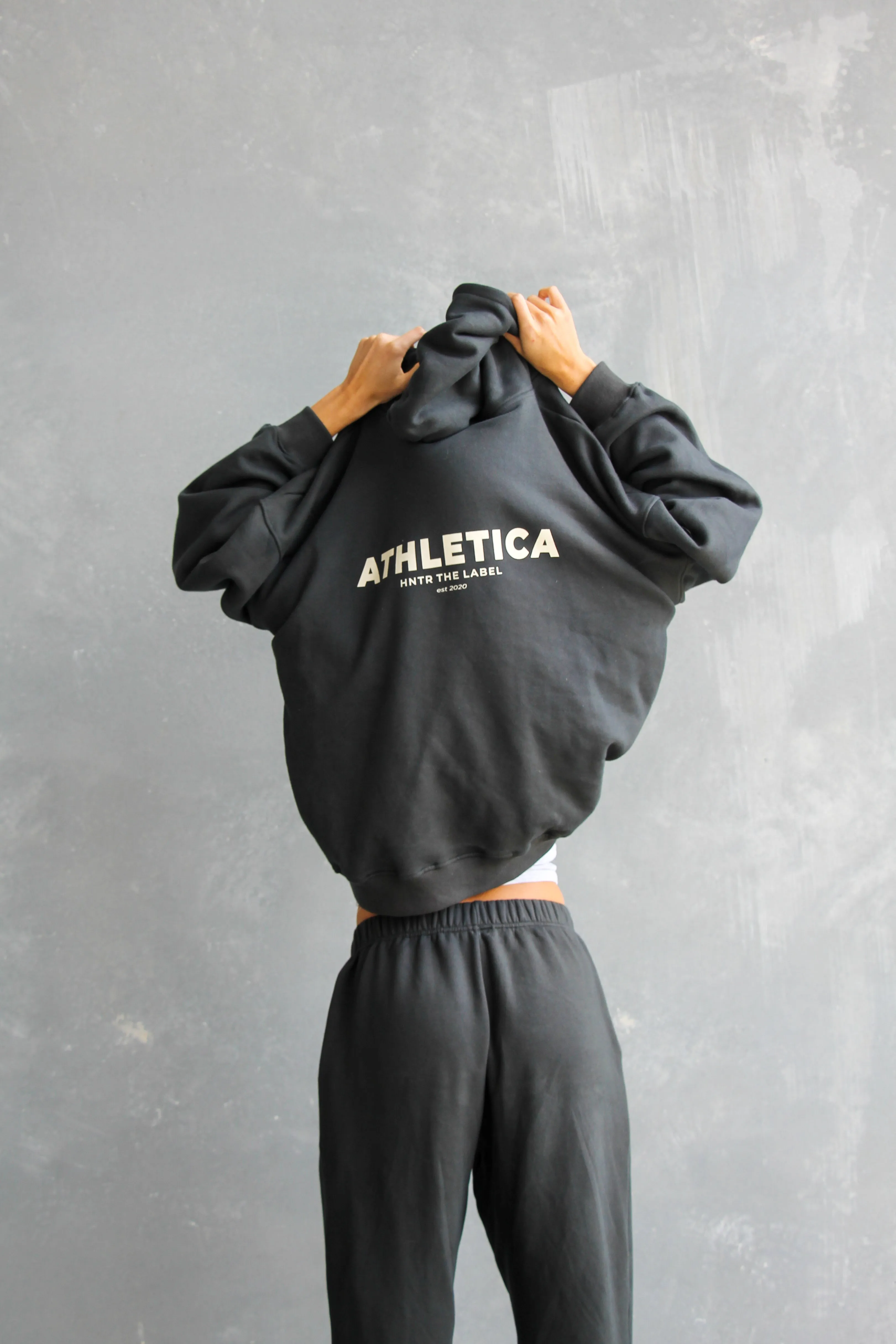 ATHLETICA HOOD: charcoal