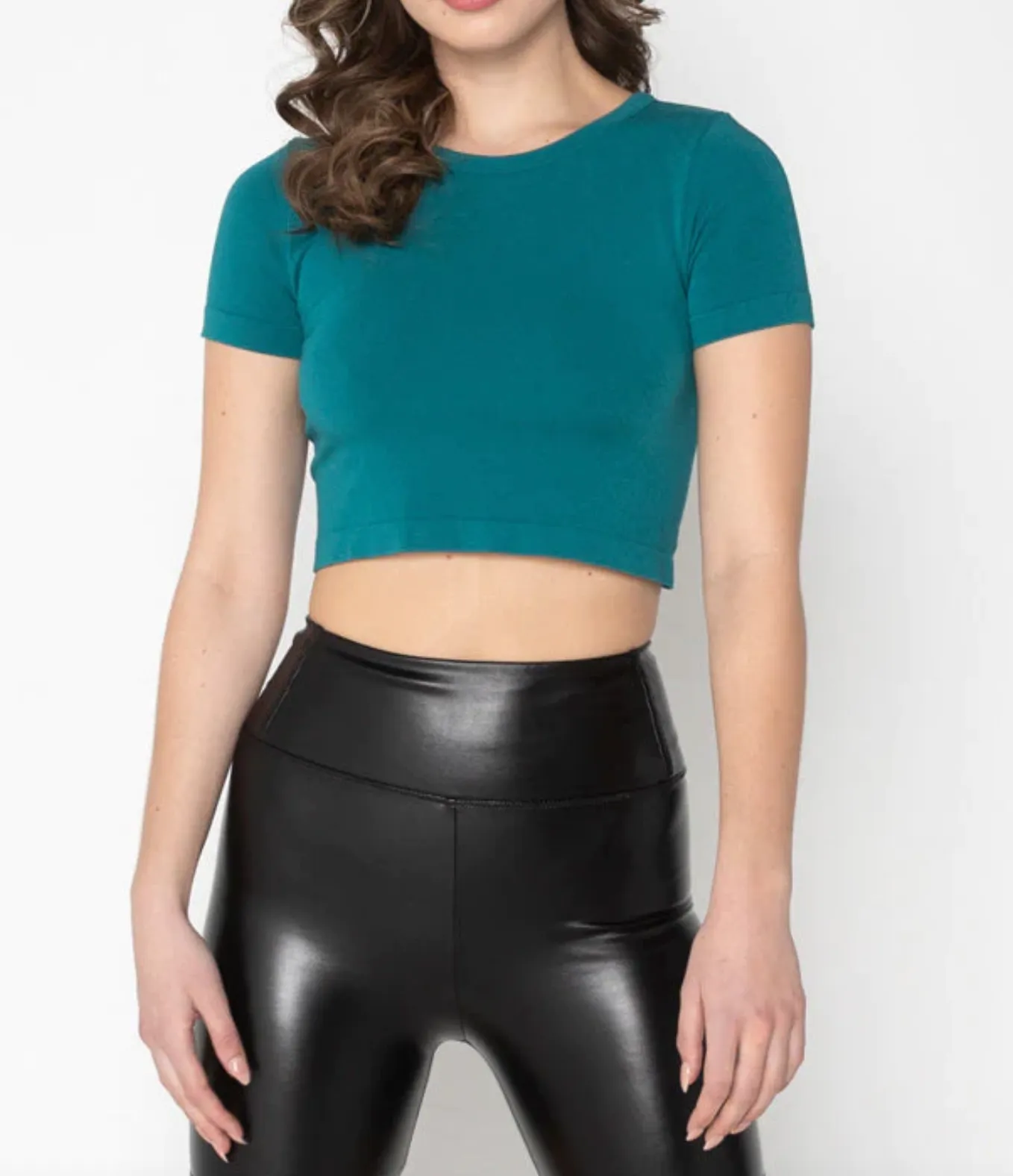 Bamboo Cropped Tee