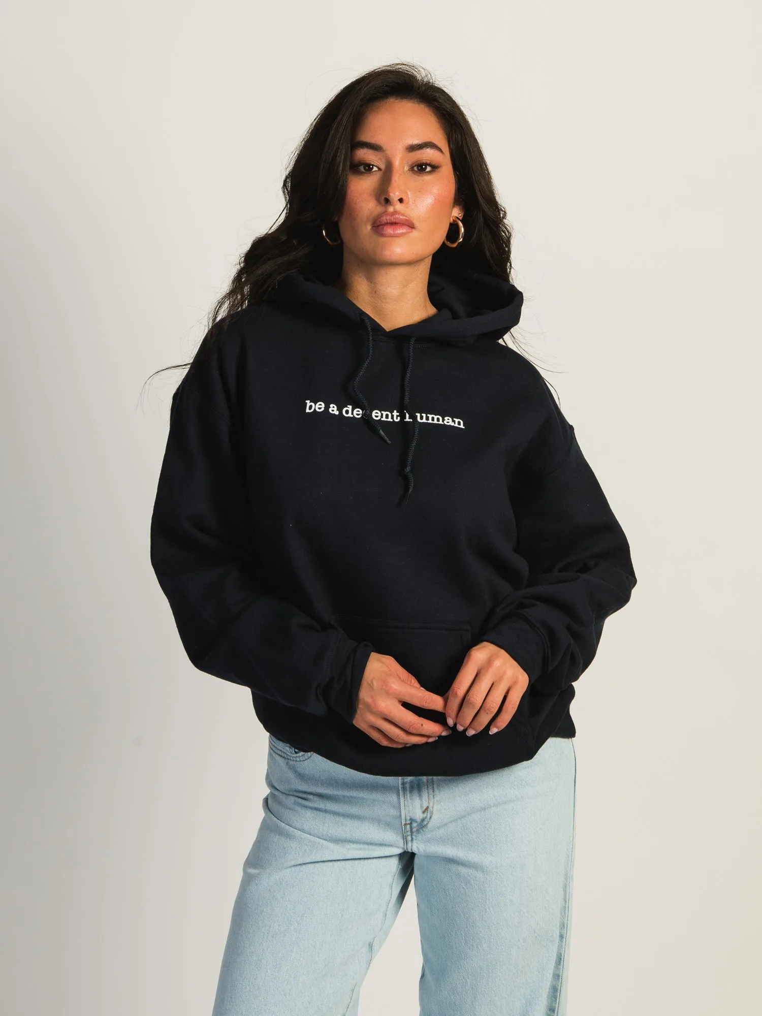 BARSTOOL SPORTS BE A DECENT HUMAN PULLOVER HOODIE