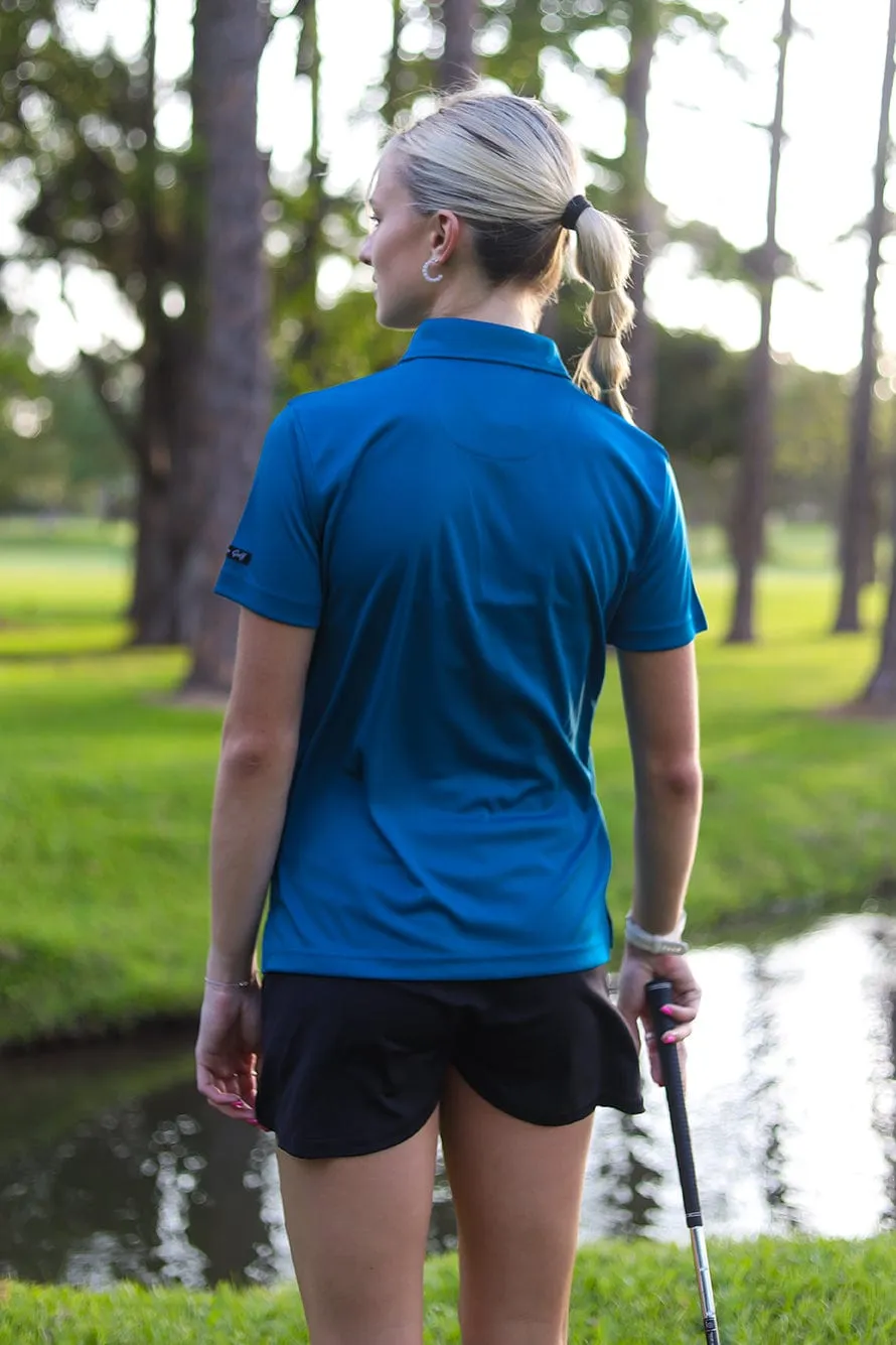 CA Ladies Iconic Golf Shirt | Dark Teal