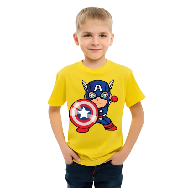 Captain America T Shirt For Kids