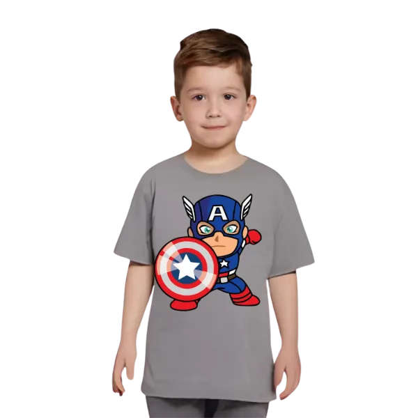 Captain America T Shirt For Kids