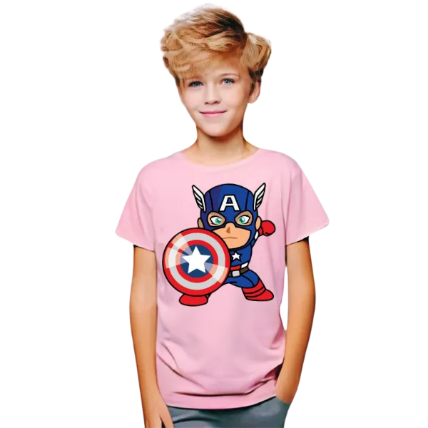 Captain America T Shirt For Kids