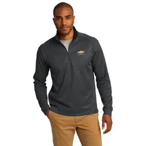 Chevrolet Gold Bowtie Soft Cotton 1/4 Zip Pullover