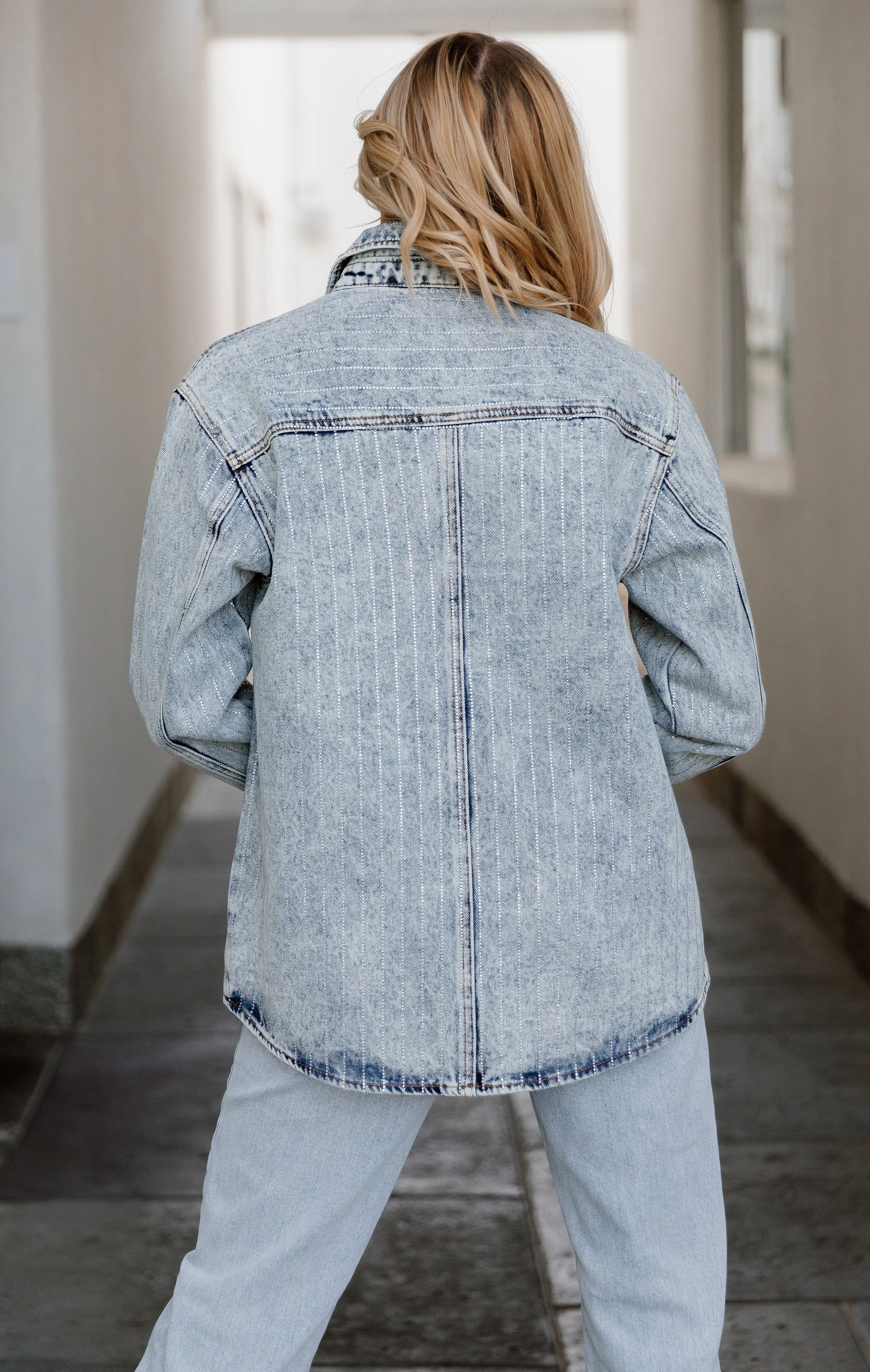 CHIC DENIM EMBRACE SHACKET