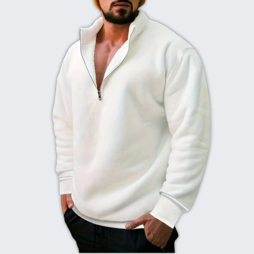 Cozy Men’s V-Neck Sweater - Chic Winter Essential