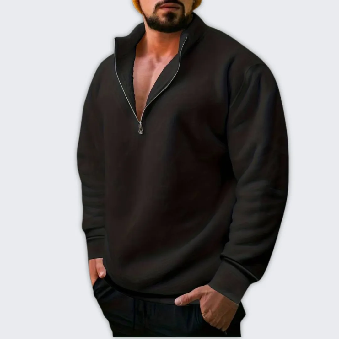 Cozy Men’s V-Neck Sweater - Chic Winter Essential