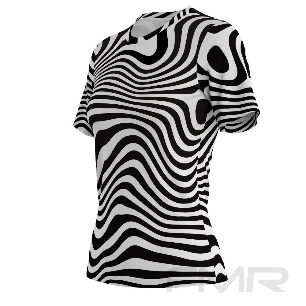 FMR Women's Zebra Short Sleeve Running Shirt