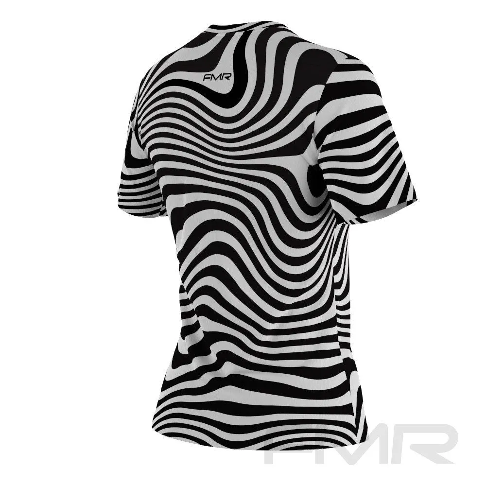 FMR Women's Zebra Short Sleeve Running Shirt