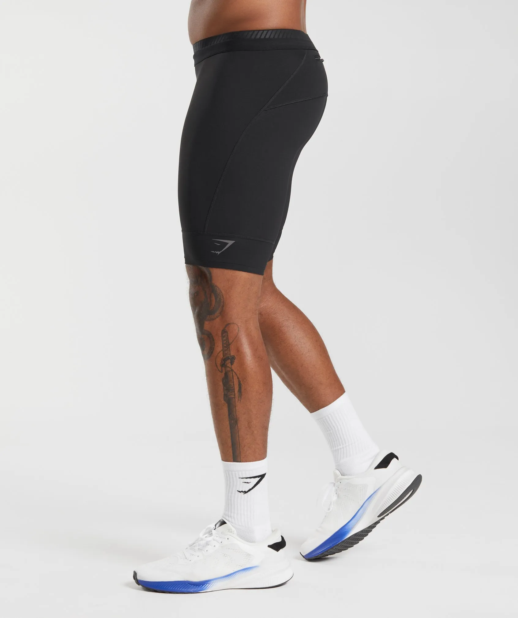 Gymshark Apex Run 1/2 Tights - Black