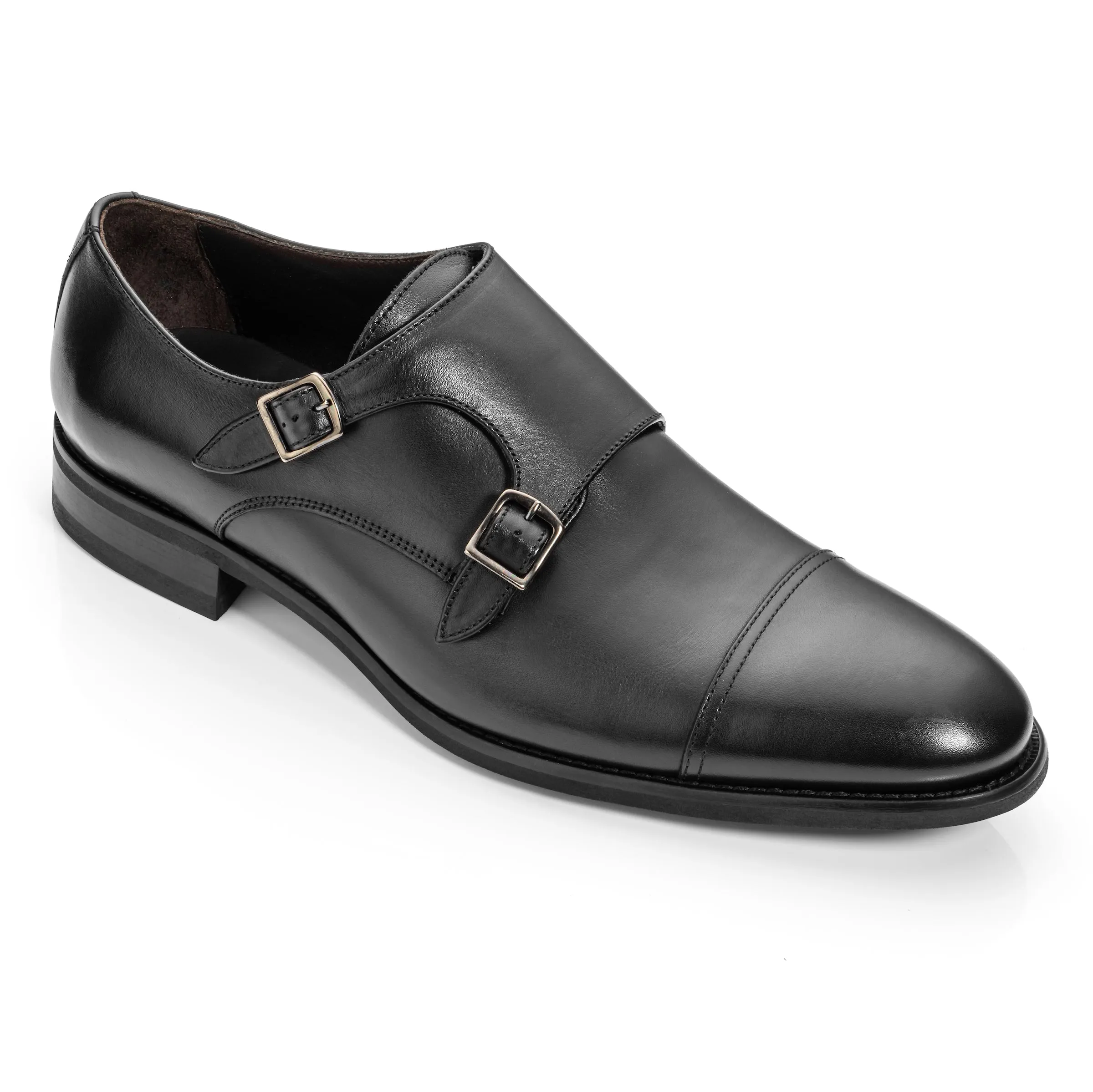 Hammill Black Calf Double Monkstrap