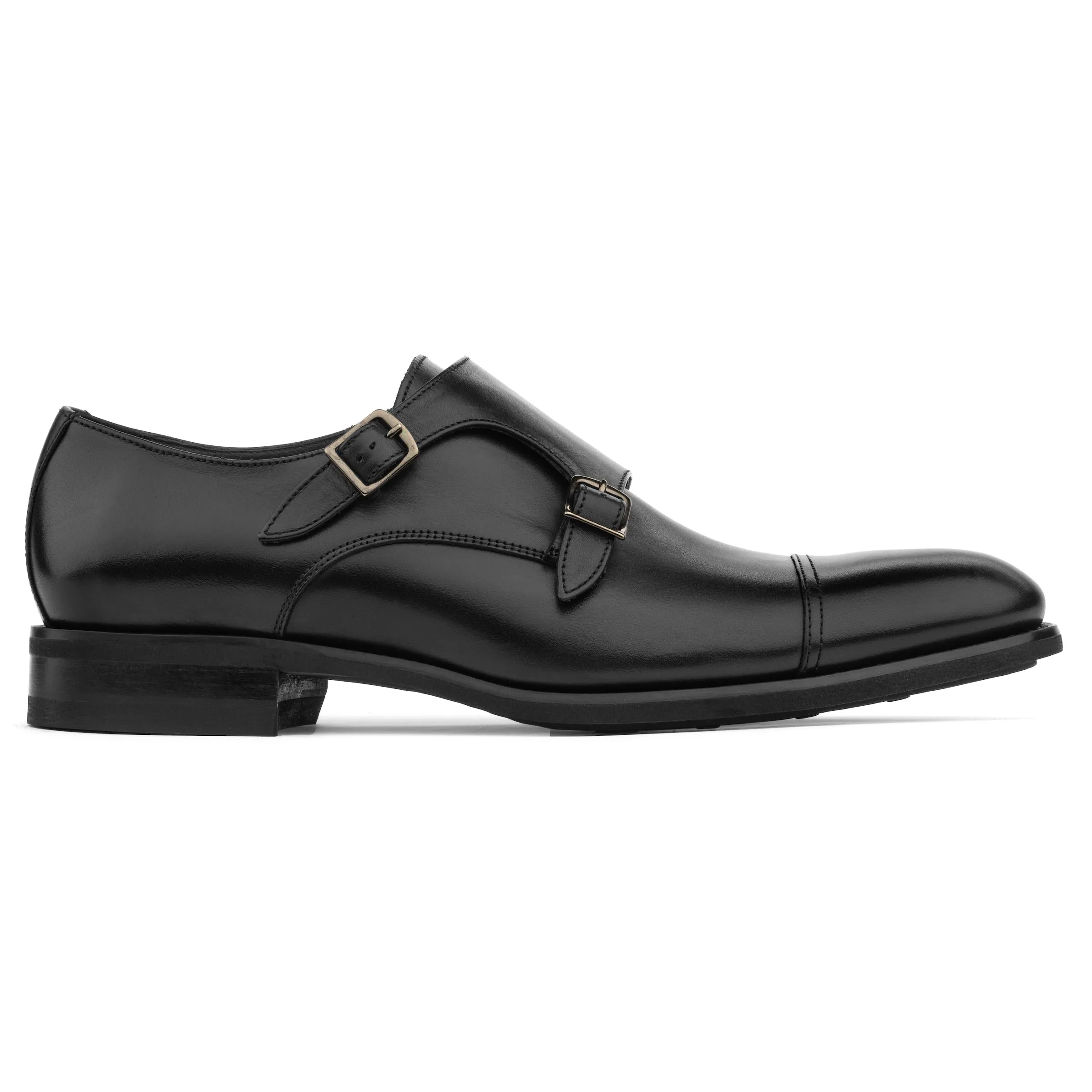 Hammill Black Calf Double Monkstrap