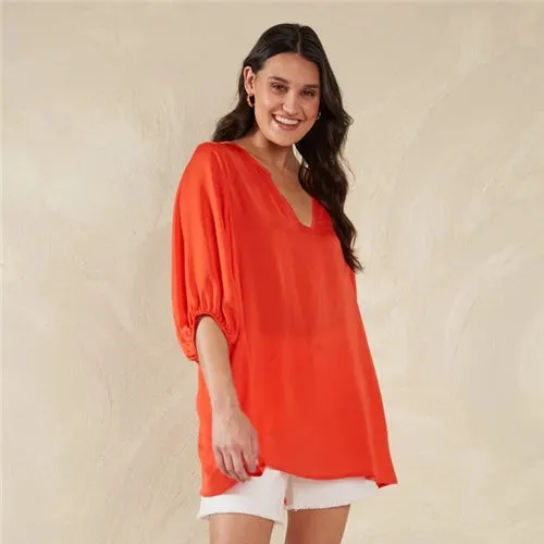 Haven Portofino Relaxed Top -Aperol