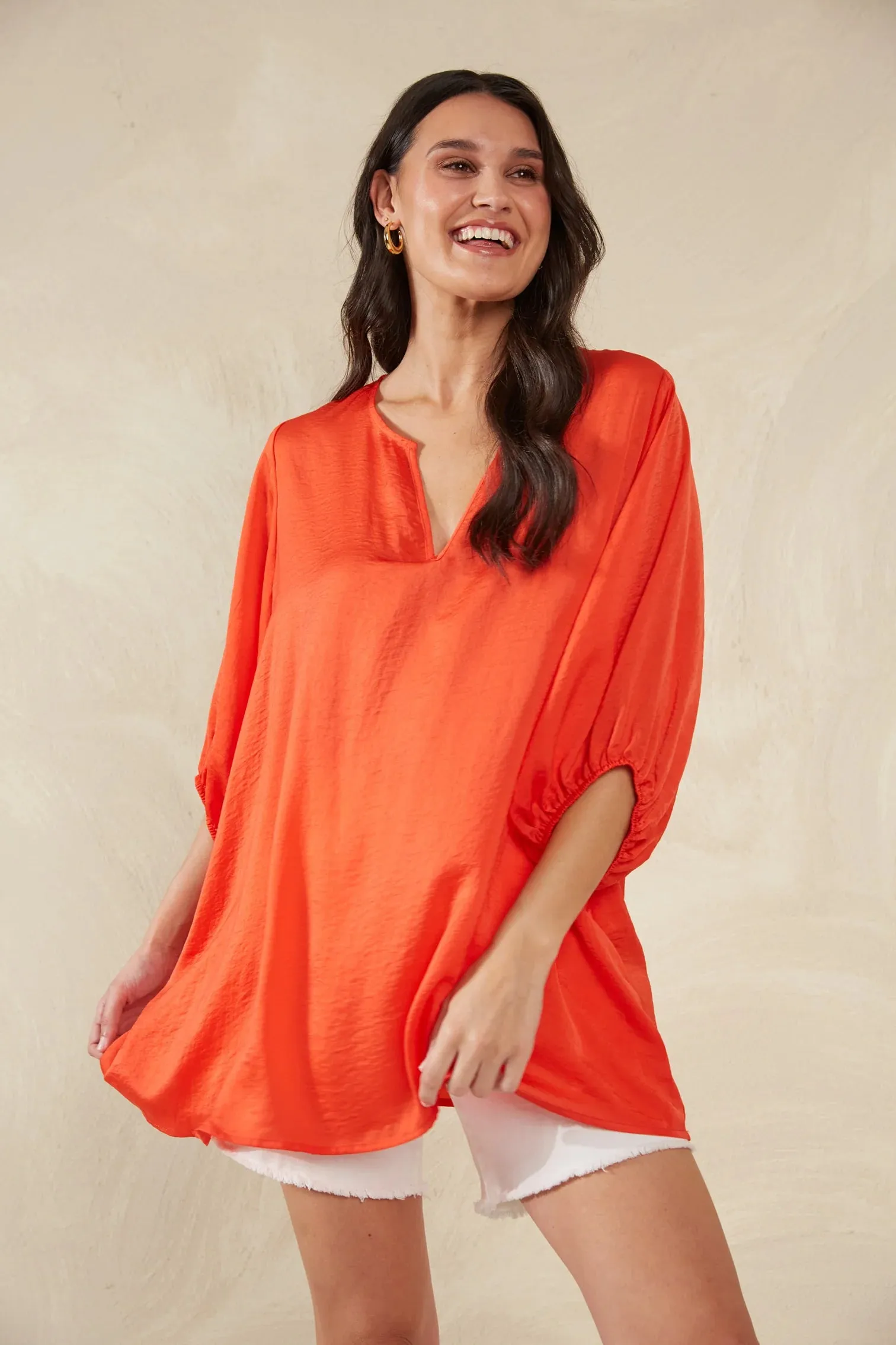 Haven Portofino Relaxed Top -Aperol