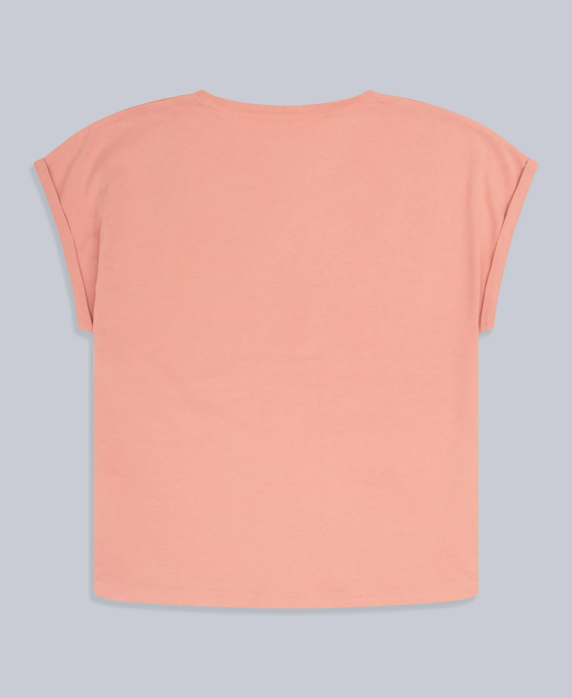 Holly Womens Printed T-Shirt - Coral