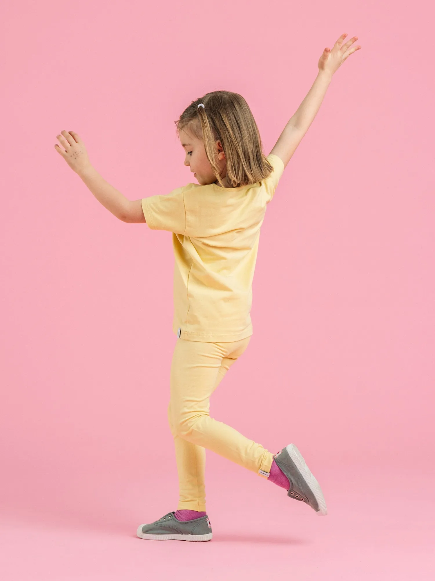 Kids' Ami Leggings Dusty Citron Yellow