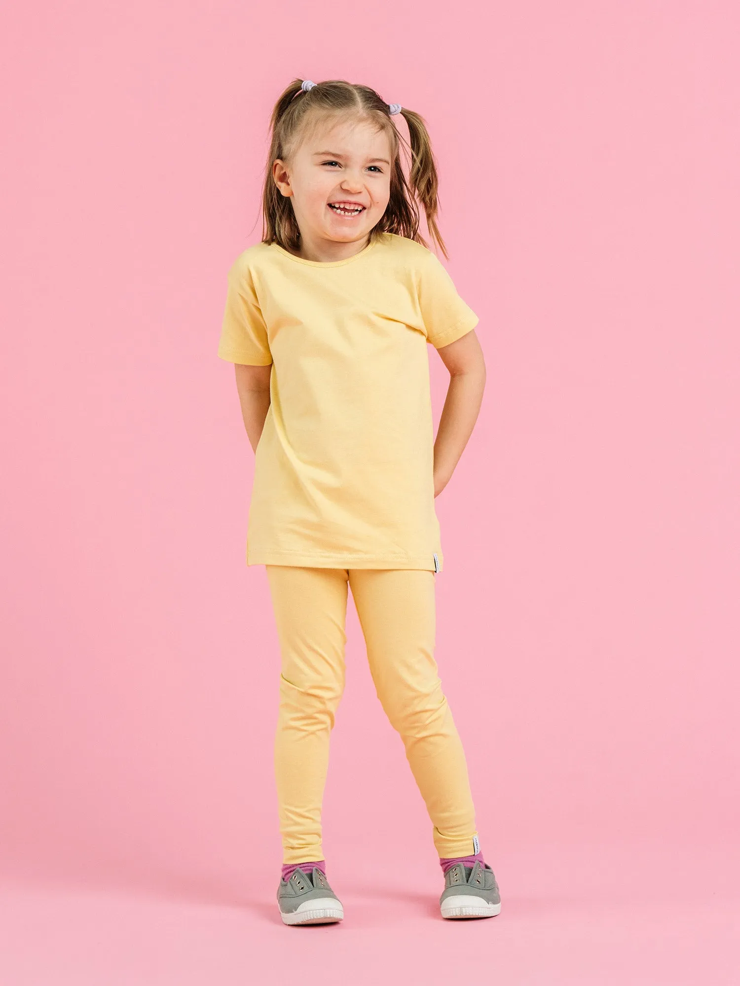 Kids' Ami Leggings Dusty Citron Yellow