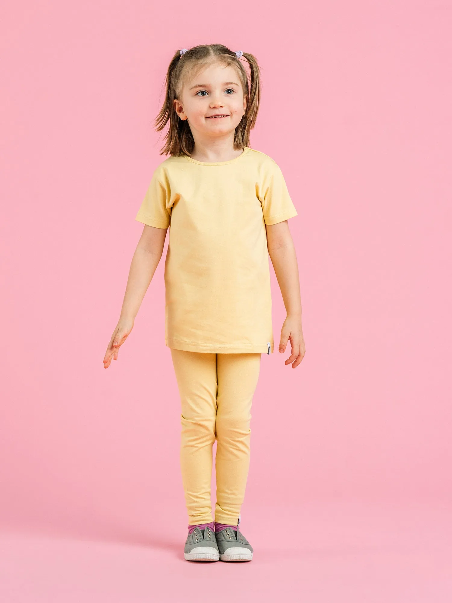 Kids' Ami Leggings Dusty Citron Yellow