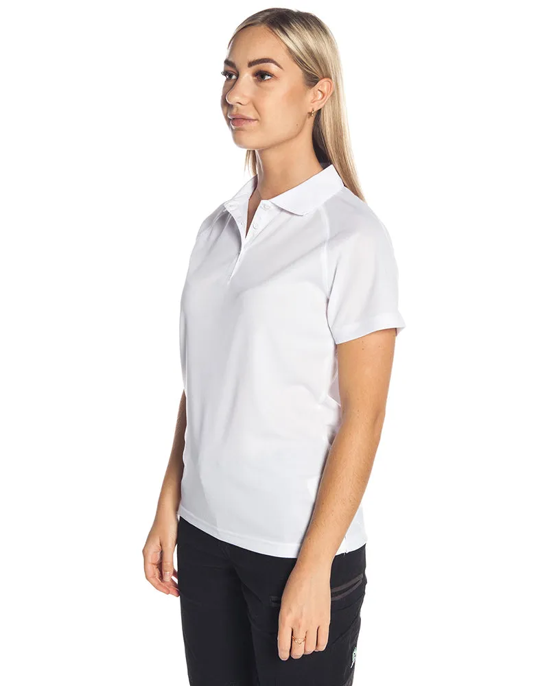 Ladies Sprint Biz Cool Polo - White