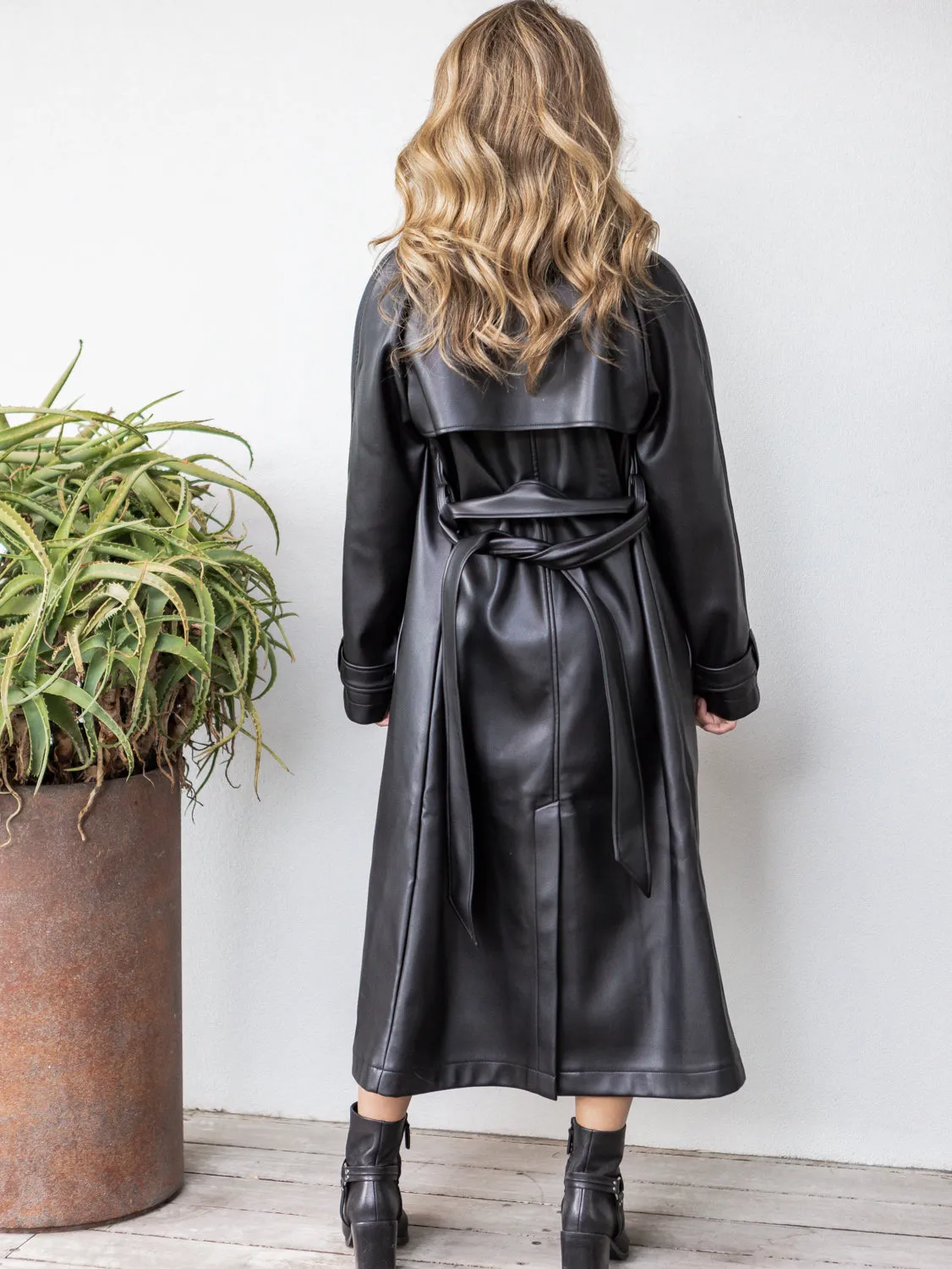 McKenzie Trench Coat - Black