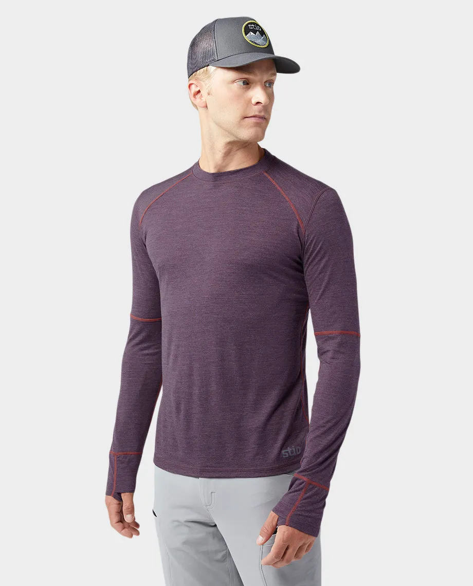 Men's Basis PeakWool Lightweight Crew LS