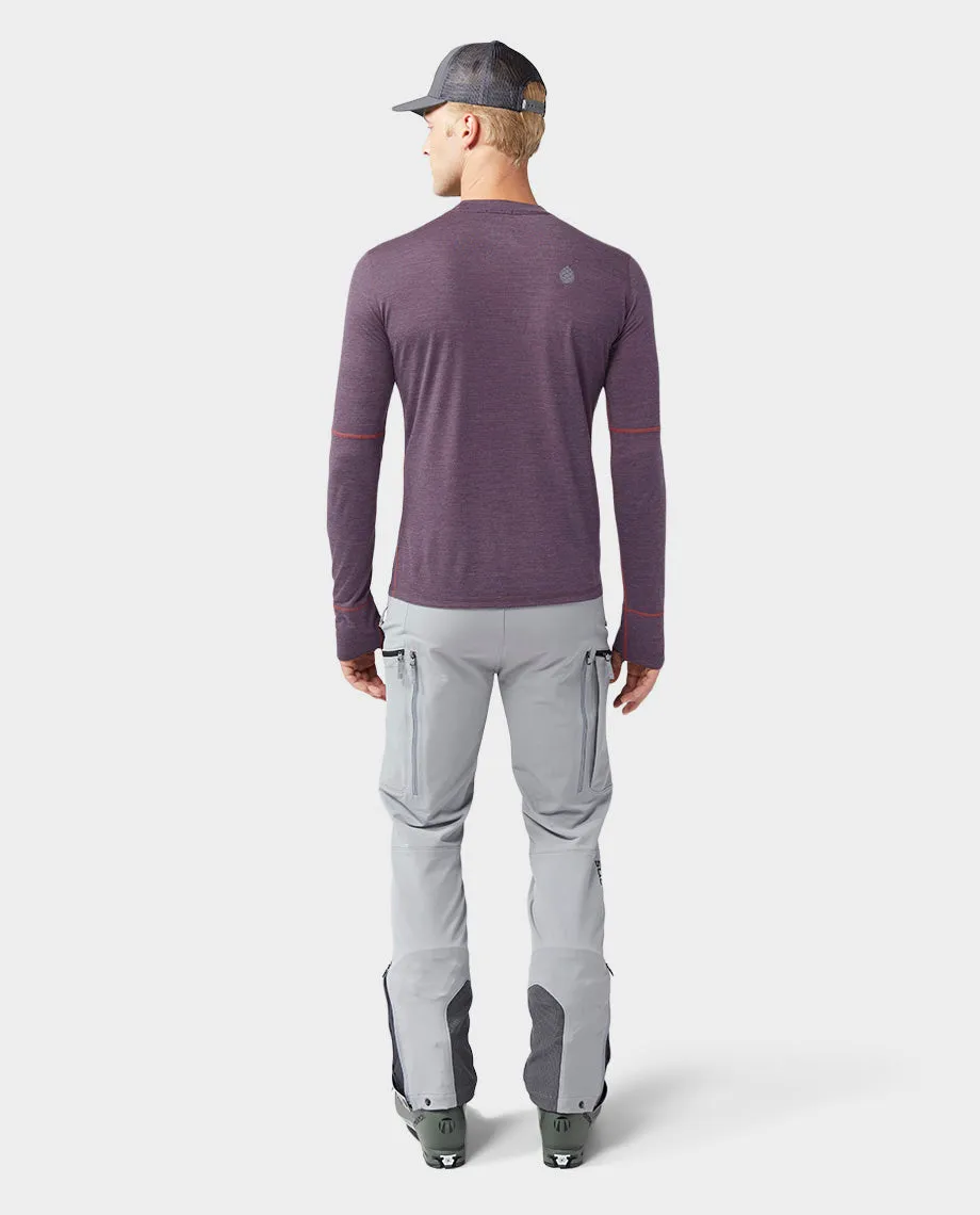 Men's Basis PeakWool Lightweight Crew LS