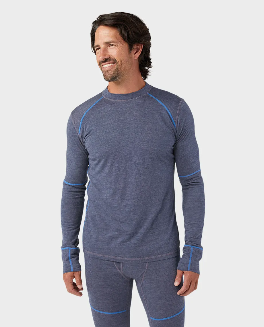 Men's Basis PeakWool Lightweight Crew LS