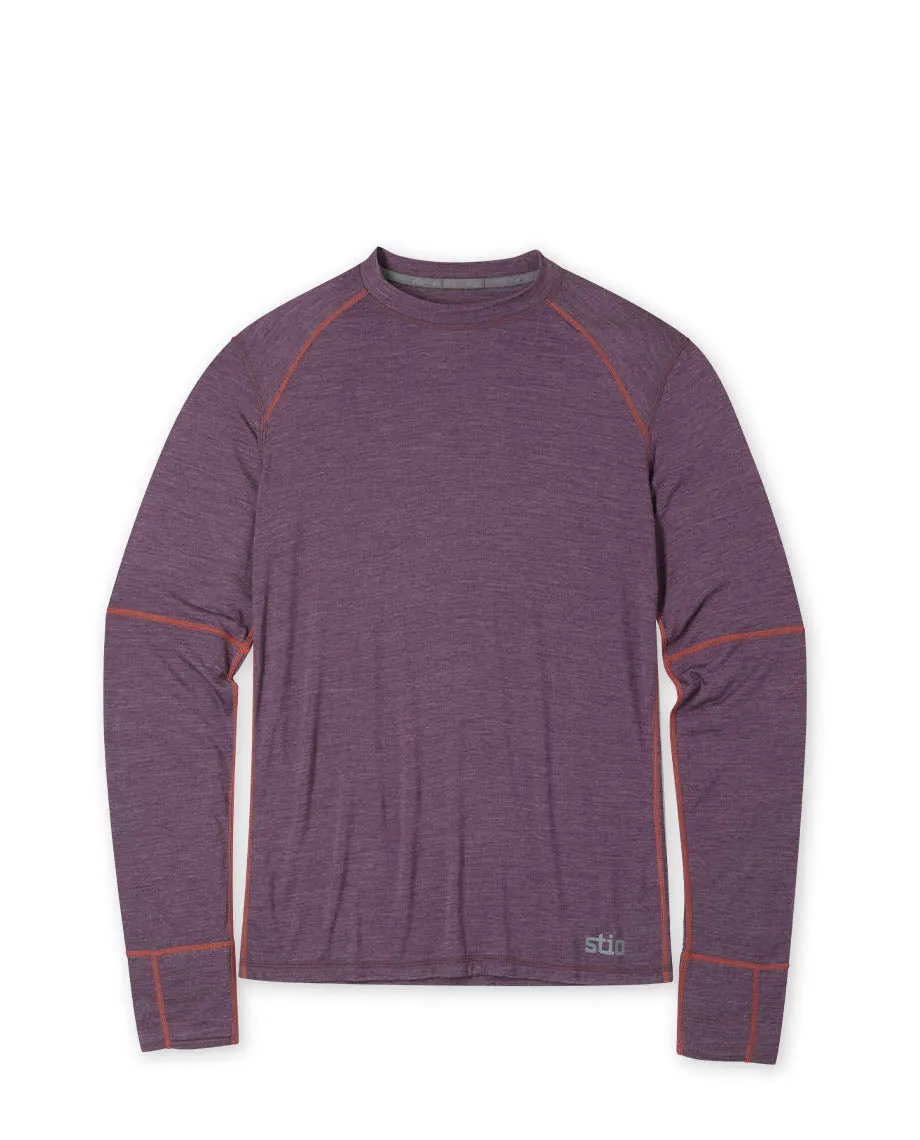 Men's Basis PeakWool Lightweight Crew LS