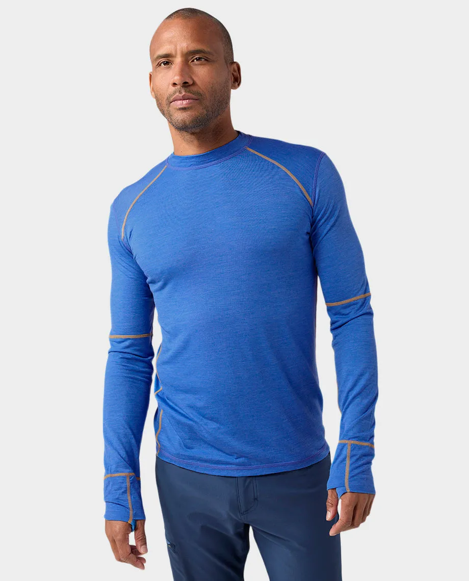 Men's Basis PeakWool Lightweight Crew LS