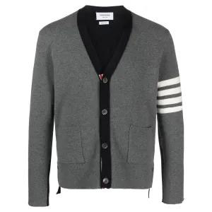 Merino Wool 2 In 1 Half 4-Bar Cardigan