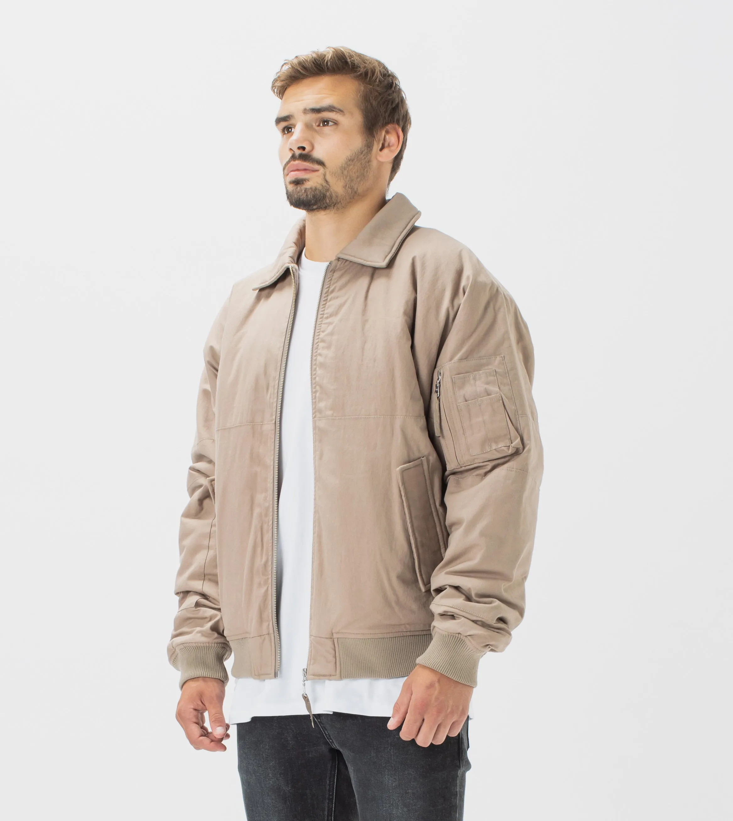 Militat Bomber Jacket Sandstone