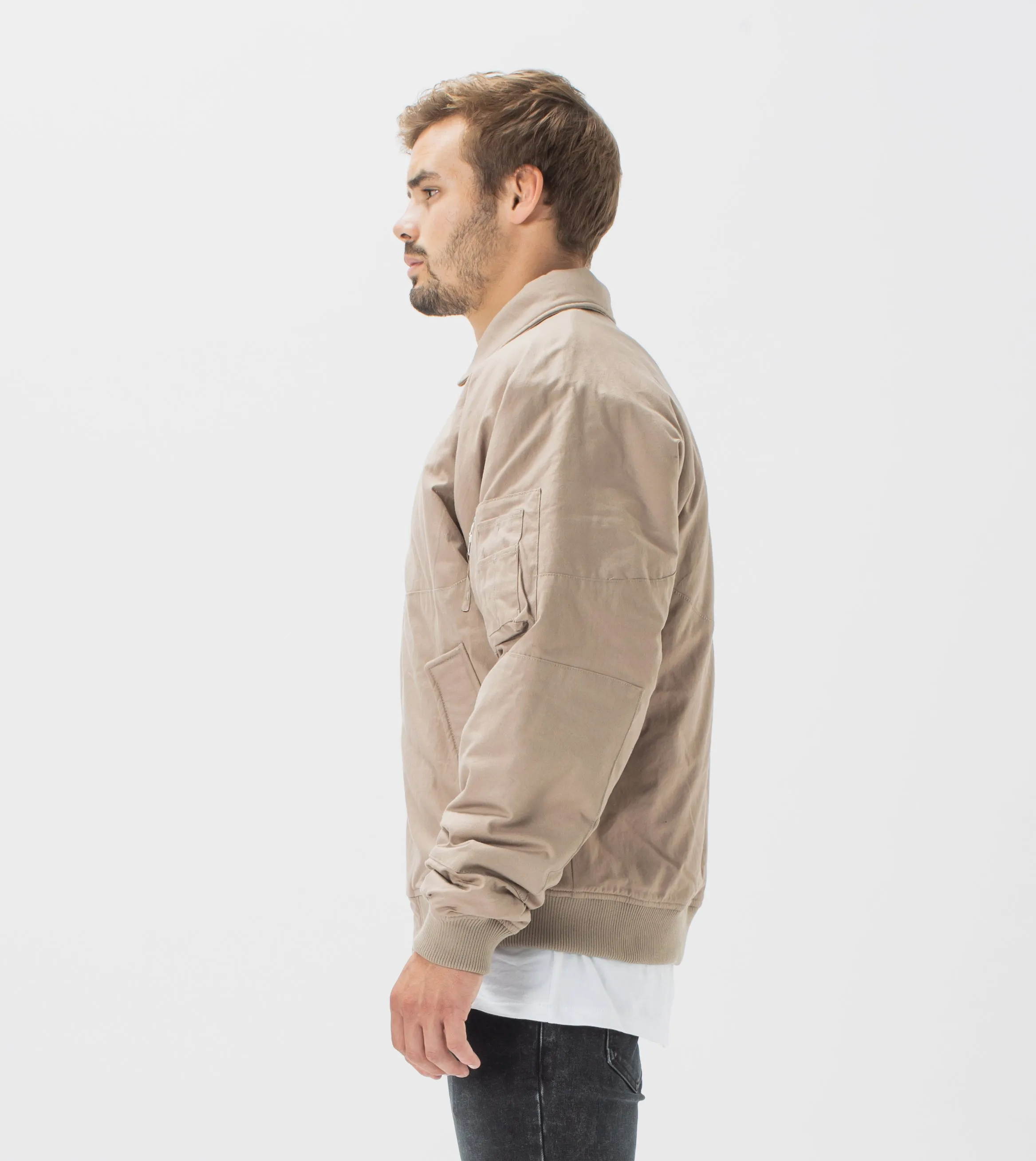 Militat Bomber Jacket Sandstone