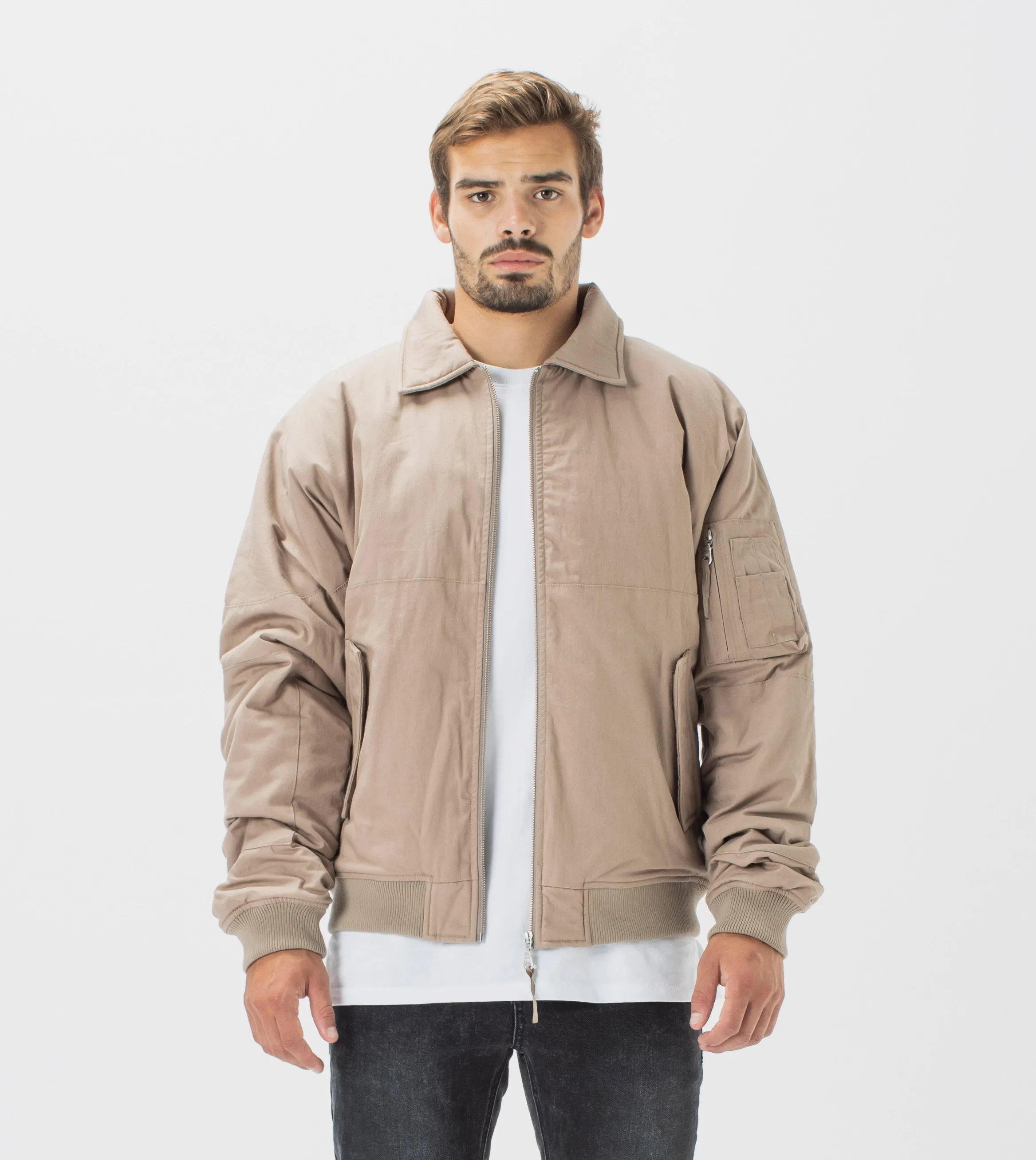 Militat Bomber Jacket Sandstone