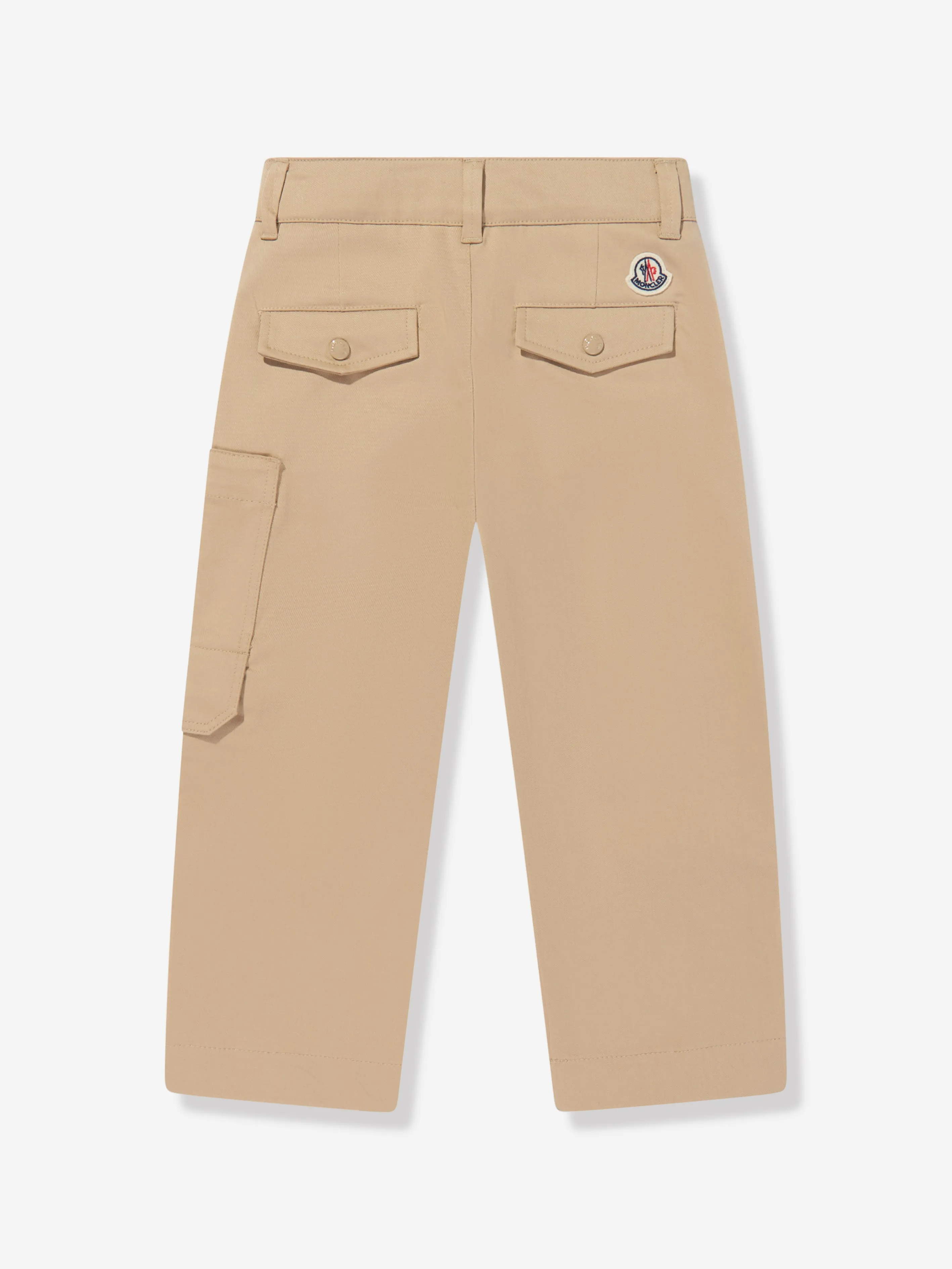 Moncler Enfant Boys Cargo Trousers in Beige