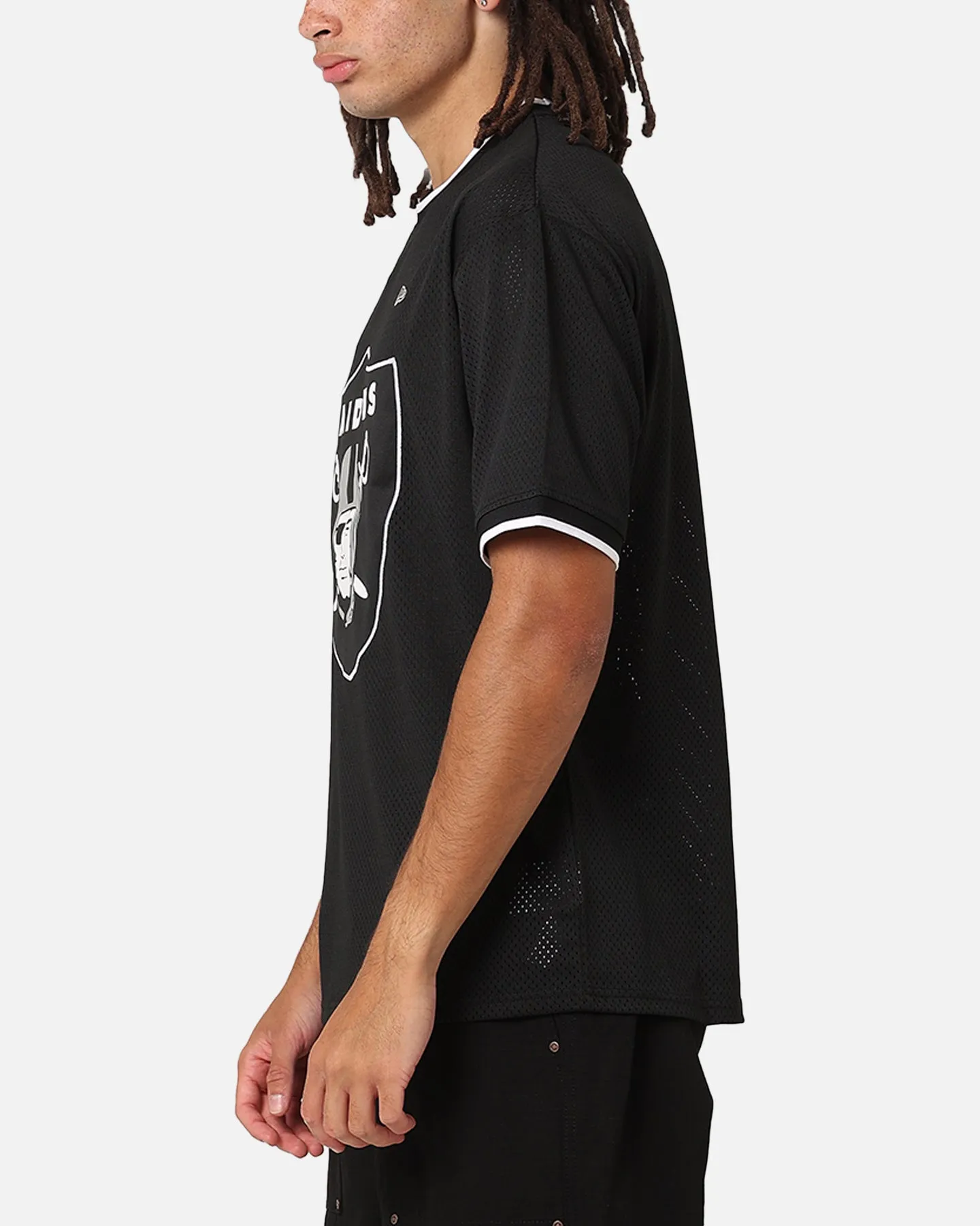 New Era Las Vegas Raiders NFL Oversized Mesh T-Shirt Black