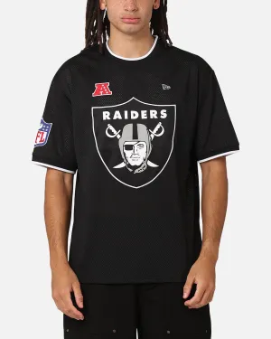 New Era Las Vegas Raiders NFL Oversized Mesh T-Shirt Black