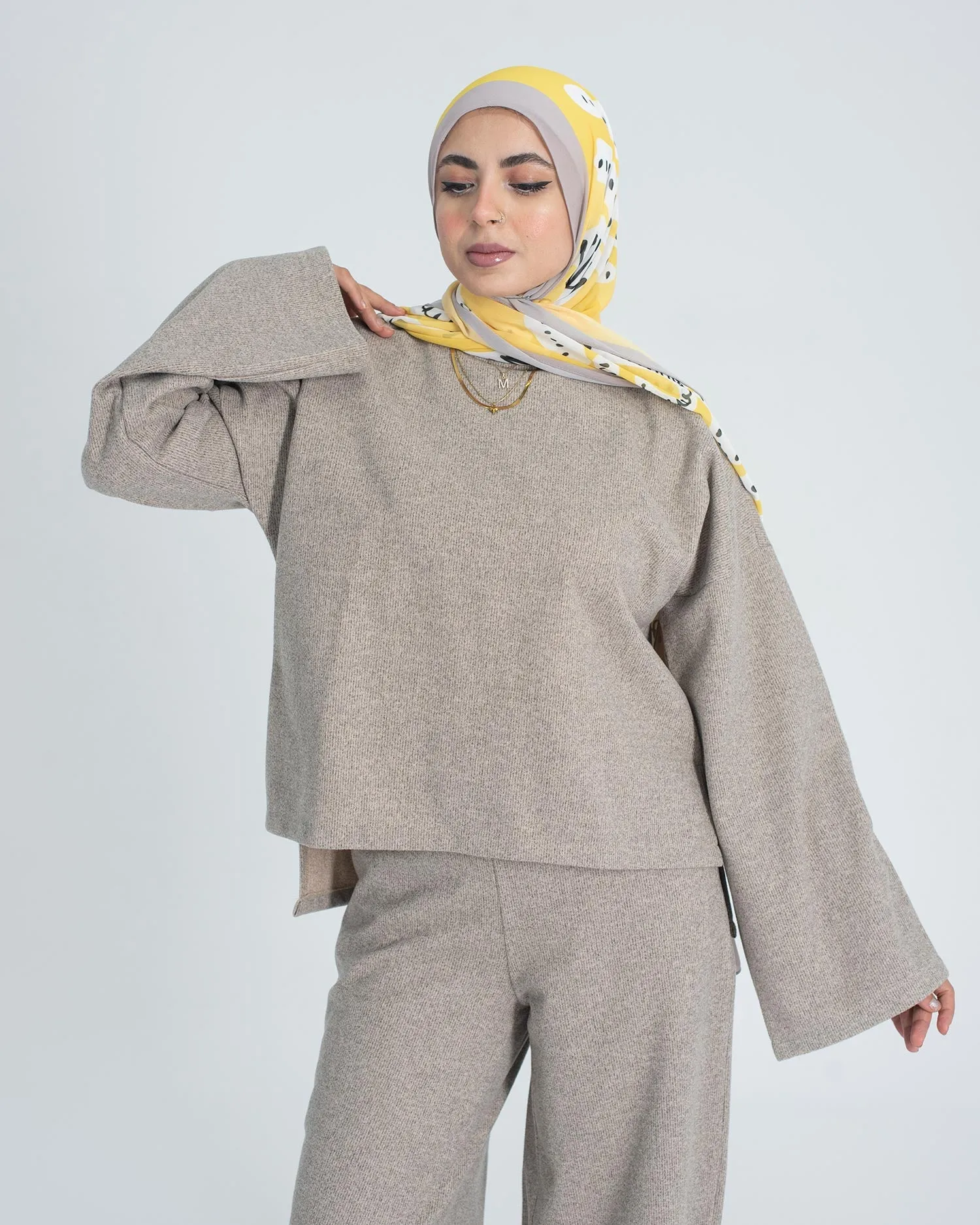 Oversized Half Cool Pullover - Allura