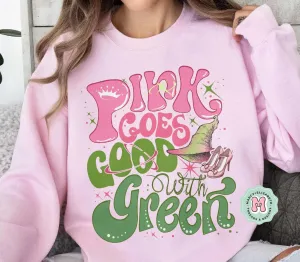 Pink and Green Adult Shirt