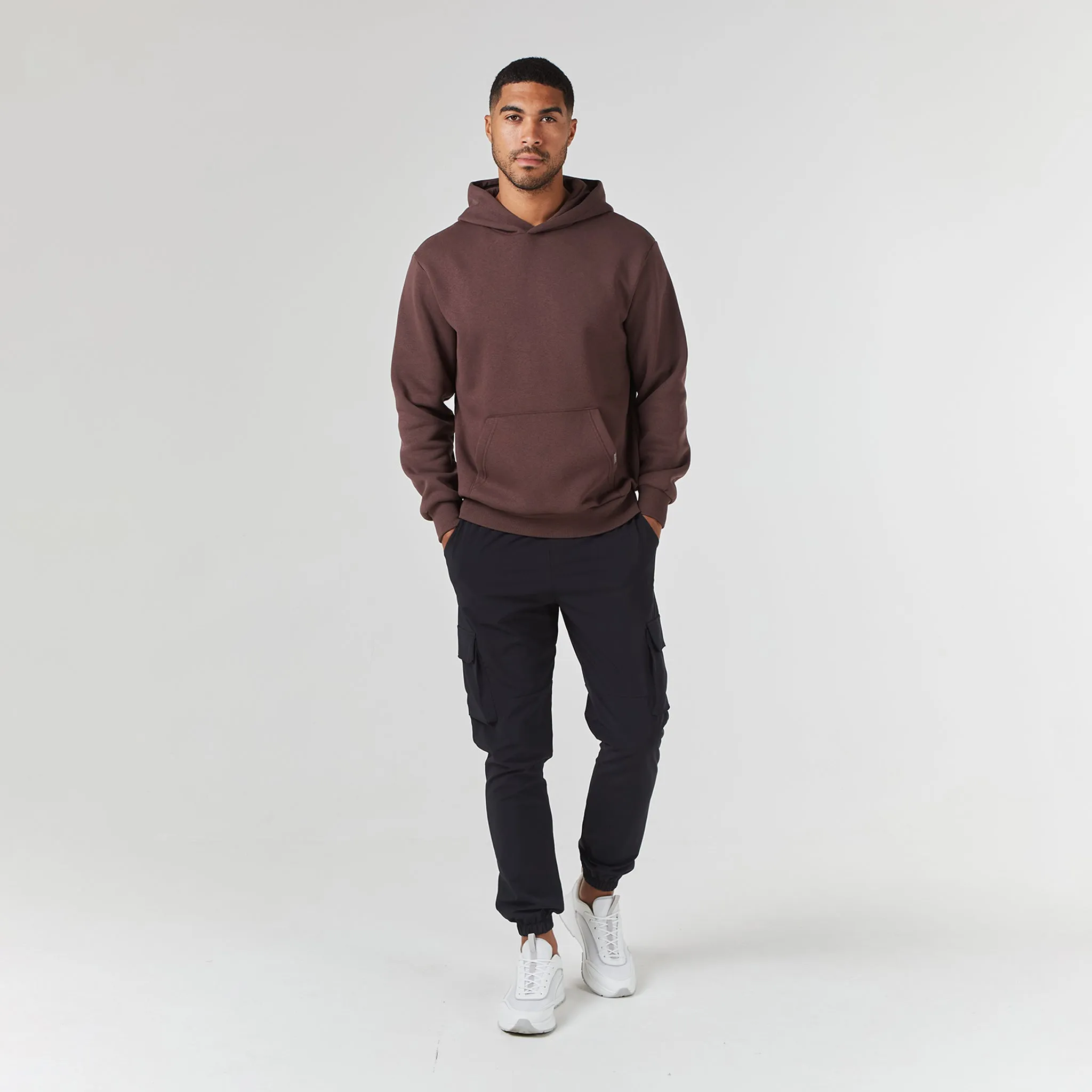 Relaxed Fit Hoodie | Warm Brown