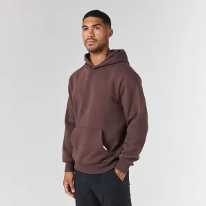 Relaxed Fit Hoodie | Warm Brown