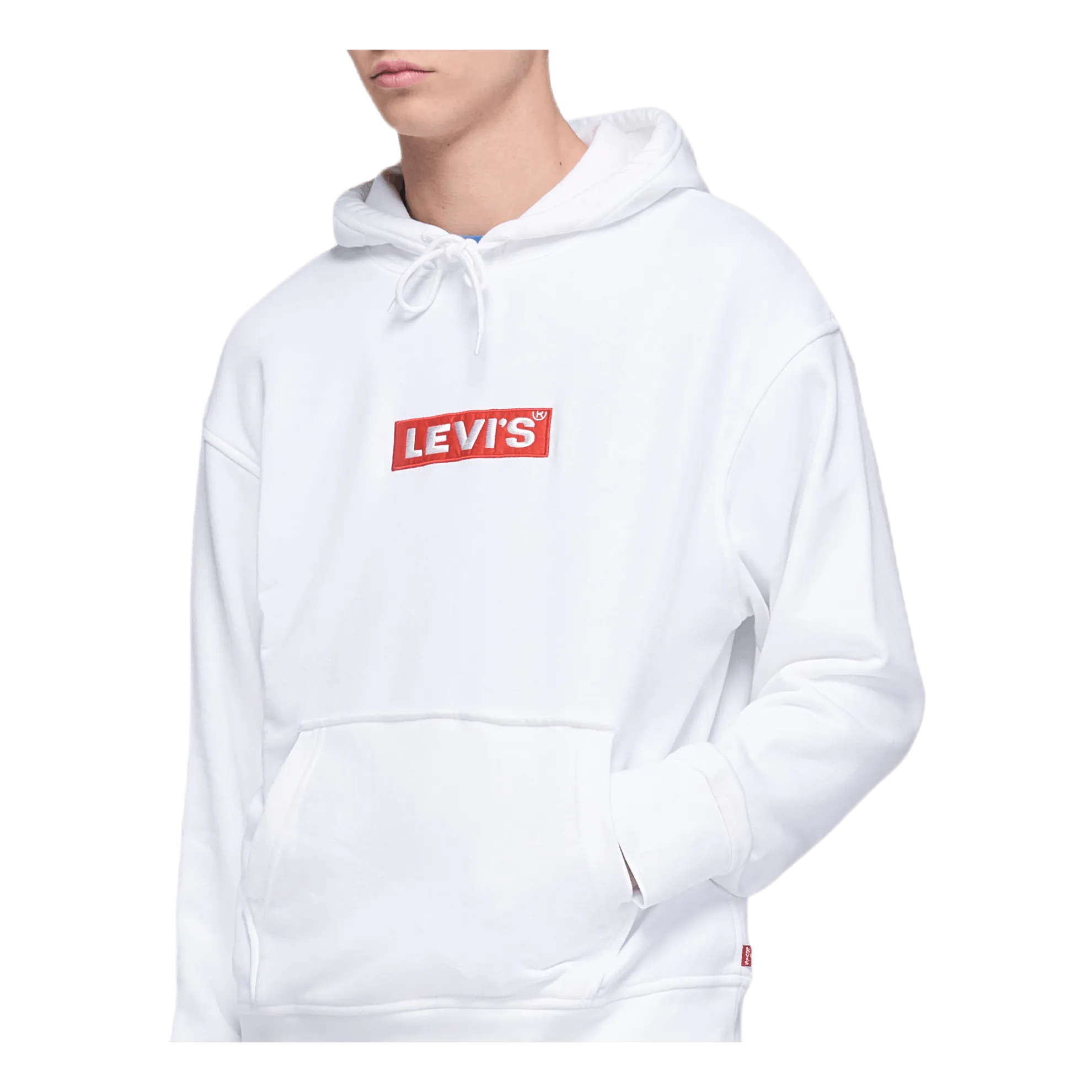 Relaxed Graphic Hoodie White