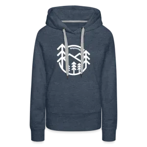 Retro Forest - Women’s Fitted Hoodie