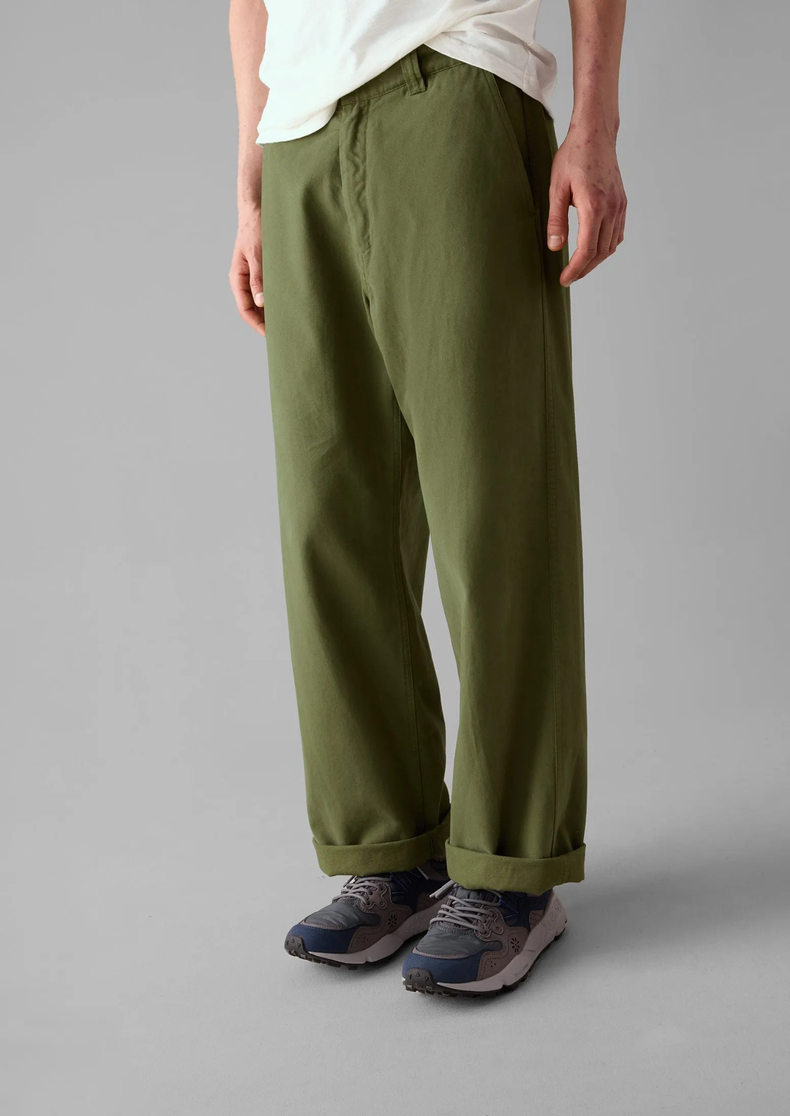 Rory Garment Dyed Pants | Washed Olive