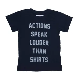 Sol Angeles - Kids Actions Crew Tee in Indigo