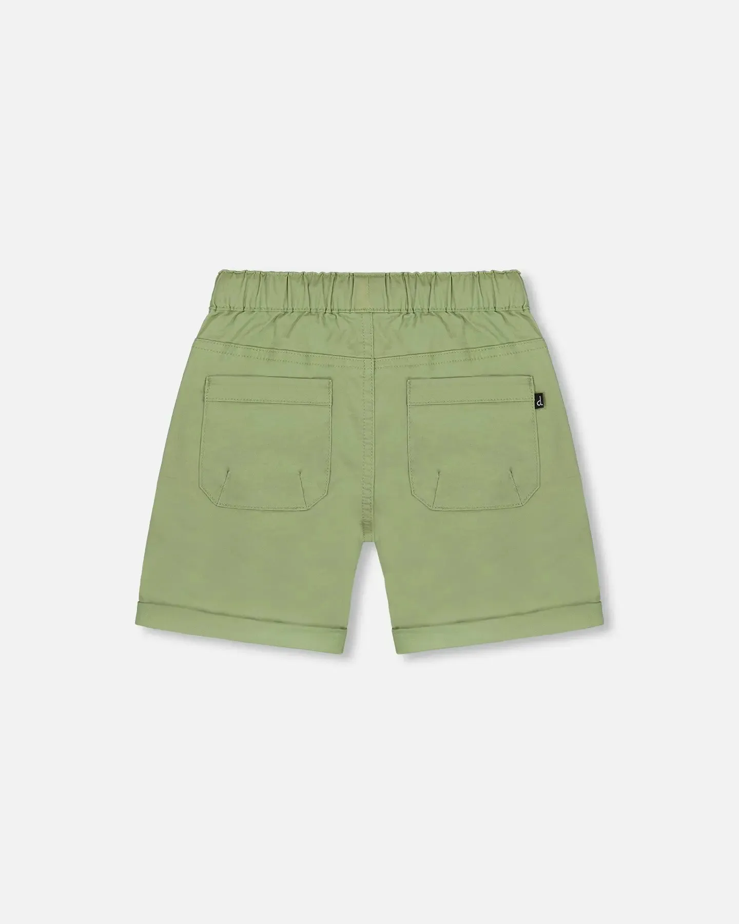 Stretch Twill Short Green