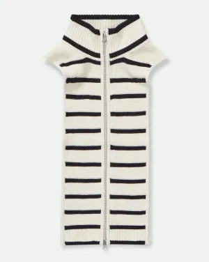 Tempest Striped Knit Dickey