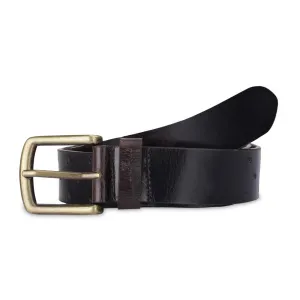 THE CLOWNFISH Men's Genuine Leather Belt with Textured Design- Burgundy (Size-36 inches)