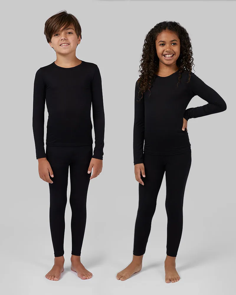 UNISEX KIDS' 2PC BASELAYER TOP & BOTTOM SET