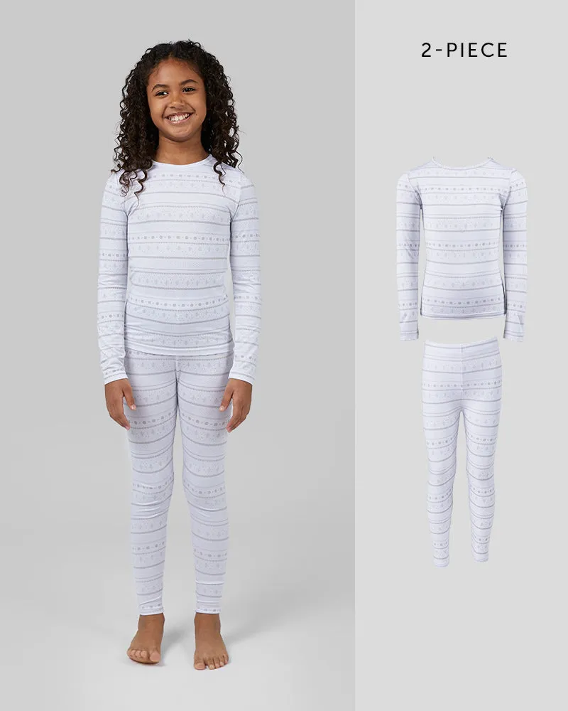 UNISEX KIDS' 2PC BASELAYER TOP & BOTTOM SET